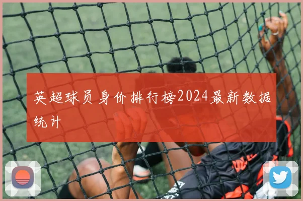英超球员身价排行榜2024最新数据统计